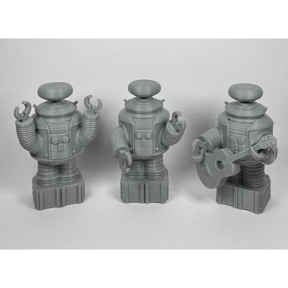 Lost In Space B9 Toy Robot Lot of 3 B9 with Guitar